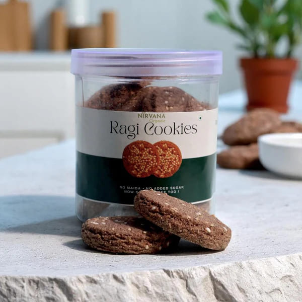 Wellness munch- herbal lemon grass ragi cookies