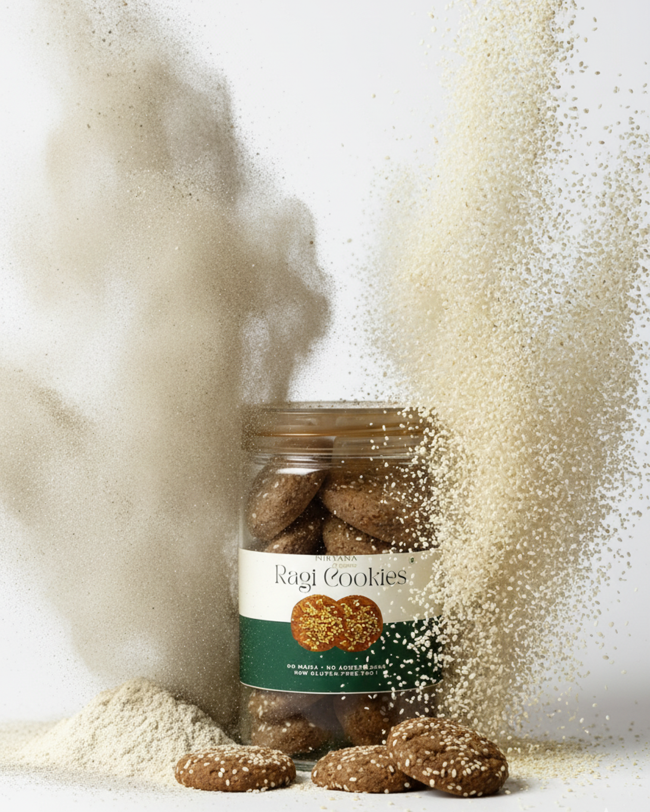 Ragi Cookies-Himalayan Finger Millet-More Nutritious & Digestive (200gms)