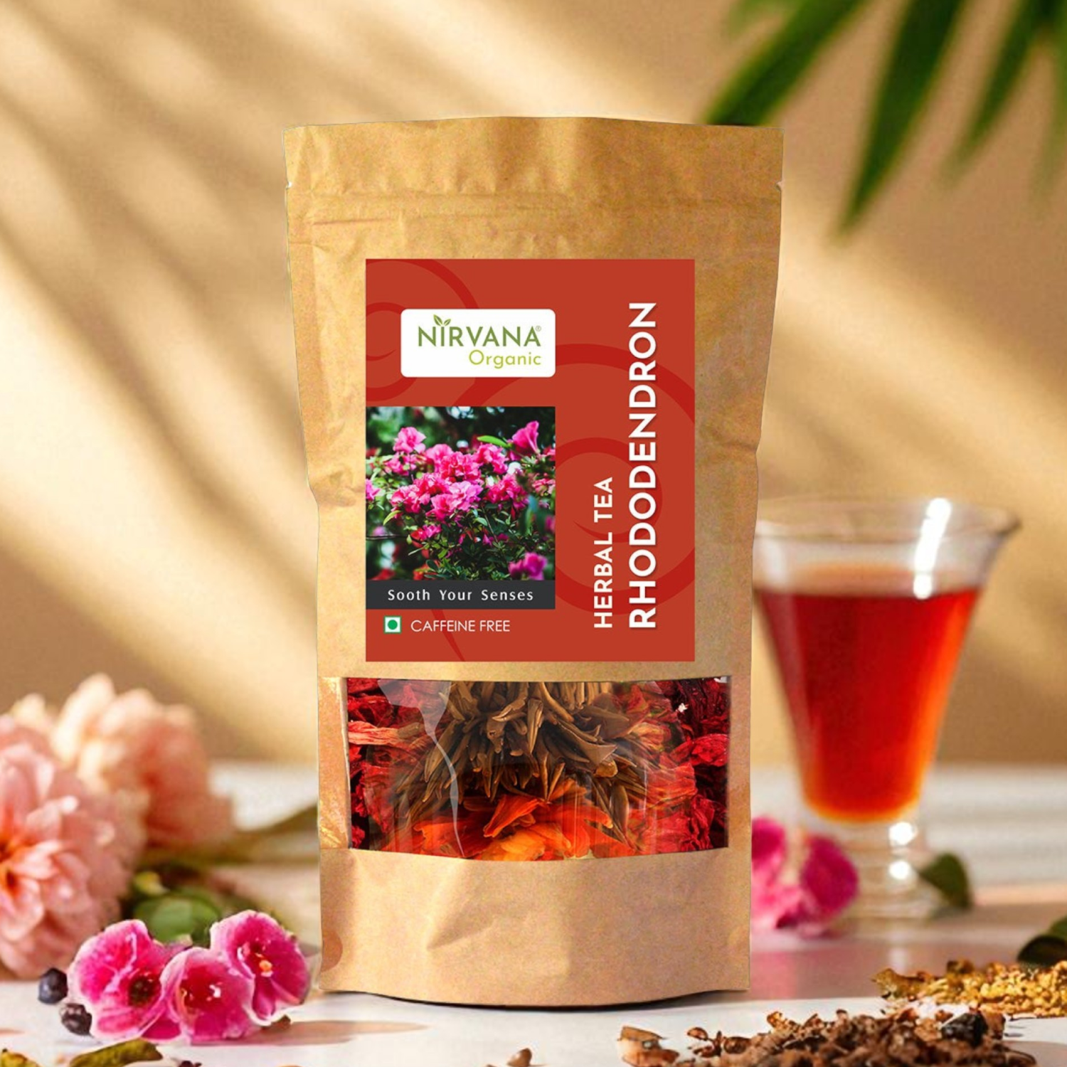 Organic Herbal Tea Starter Pack | Himalayan Chamomile, Lemongrass & Rhododendron Tea with Raw Honey