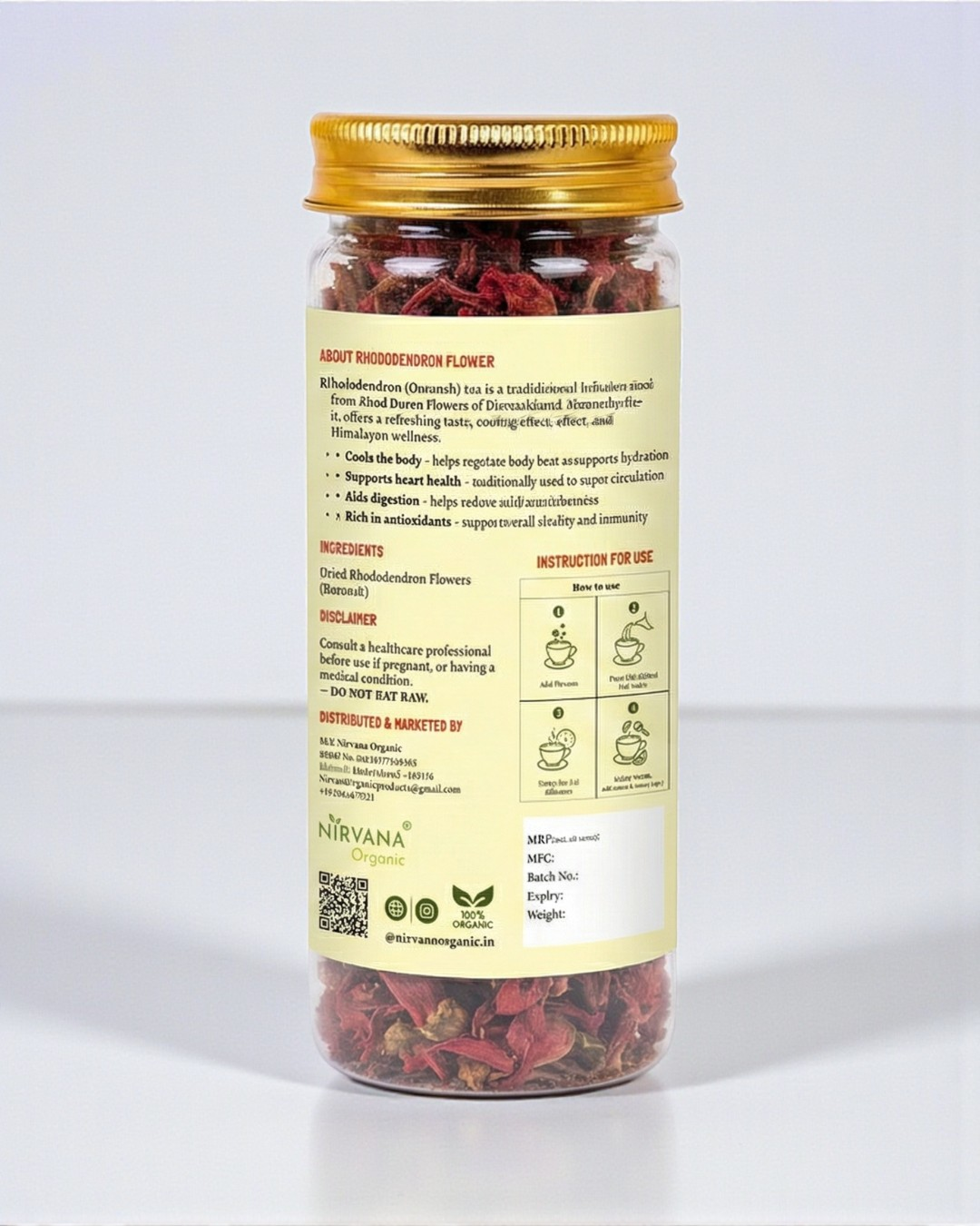 Rhododendron flower infusions