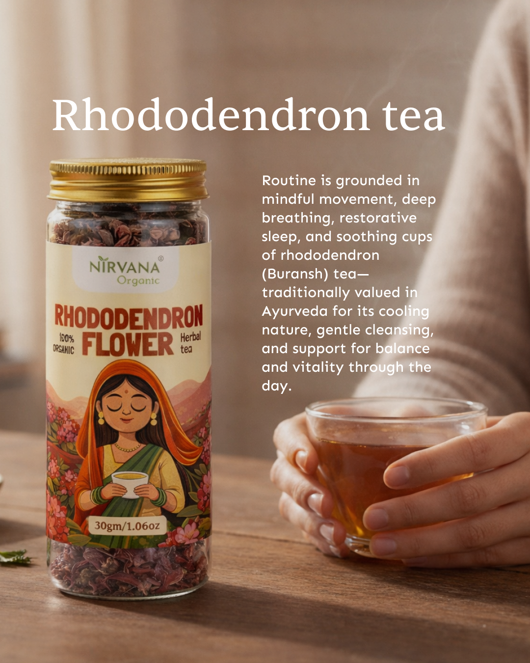 Rhododendron flower infusions
