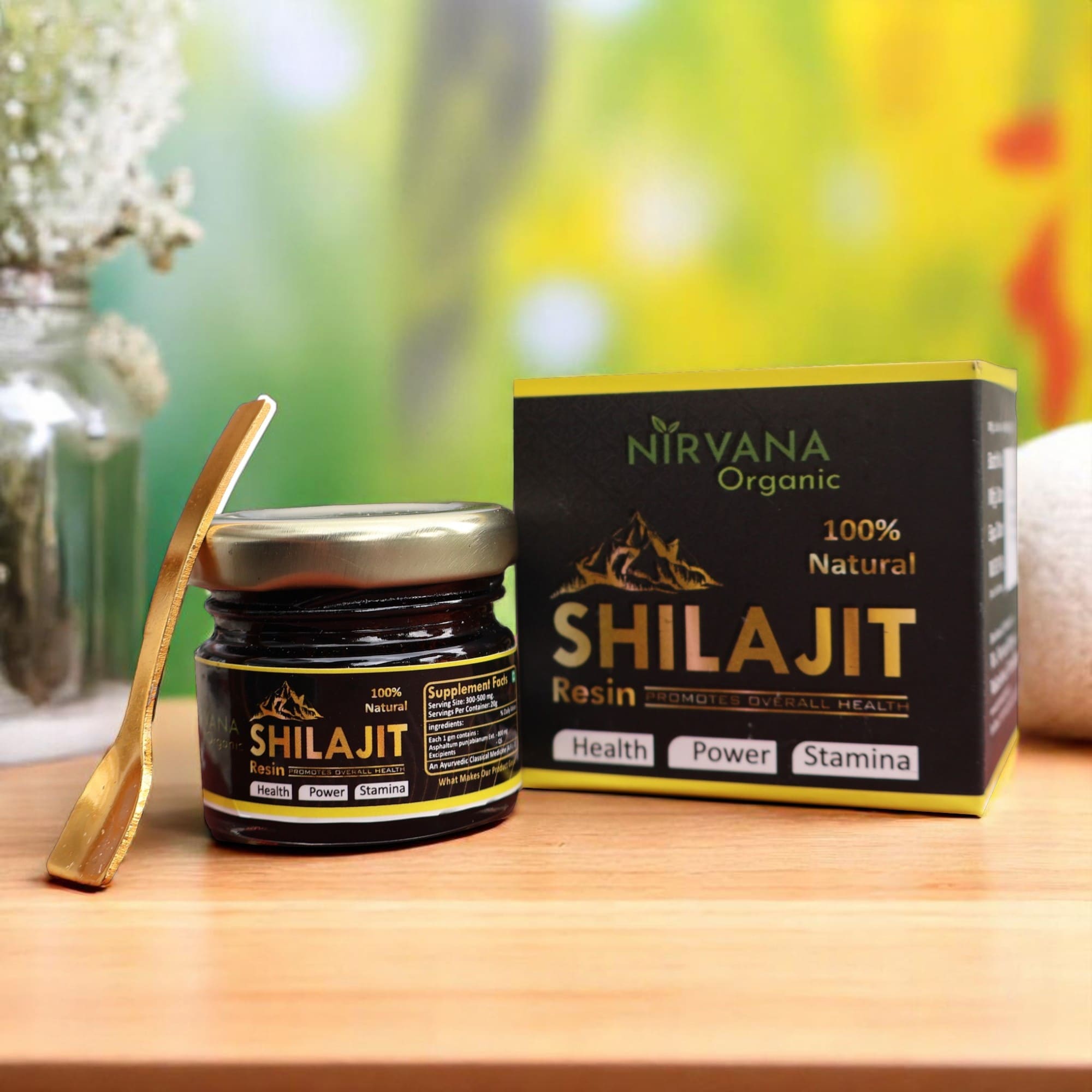 Shilajit-100% Himalayan & Ayurvedic-High in Fulvic Acid-Boost Muscle Growth & Stamina (20gms)