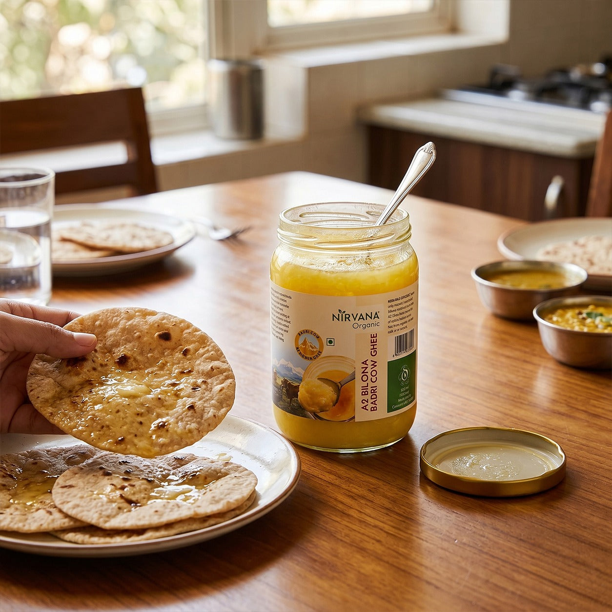 Nirvana Organic A2 Billona  Badri Cow Ghee (500 Ml)