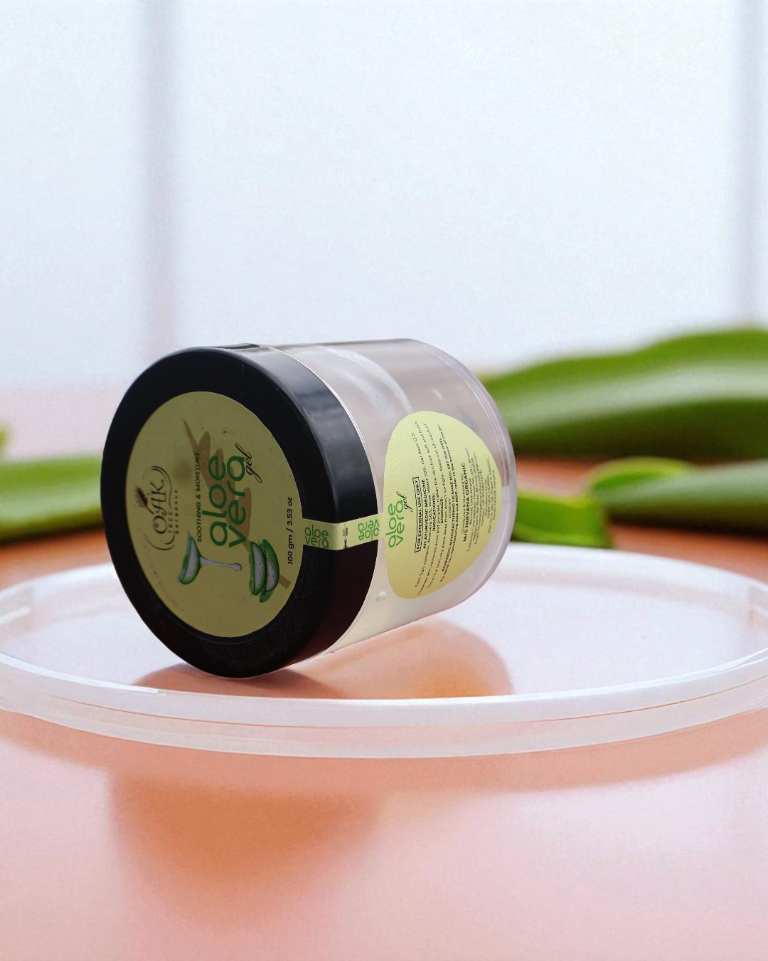 Pure Aloe Vera Gel 99% Natural - Organic Moisturizer for Face & Body | Soothes Irritated Skin