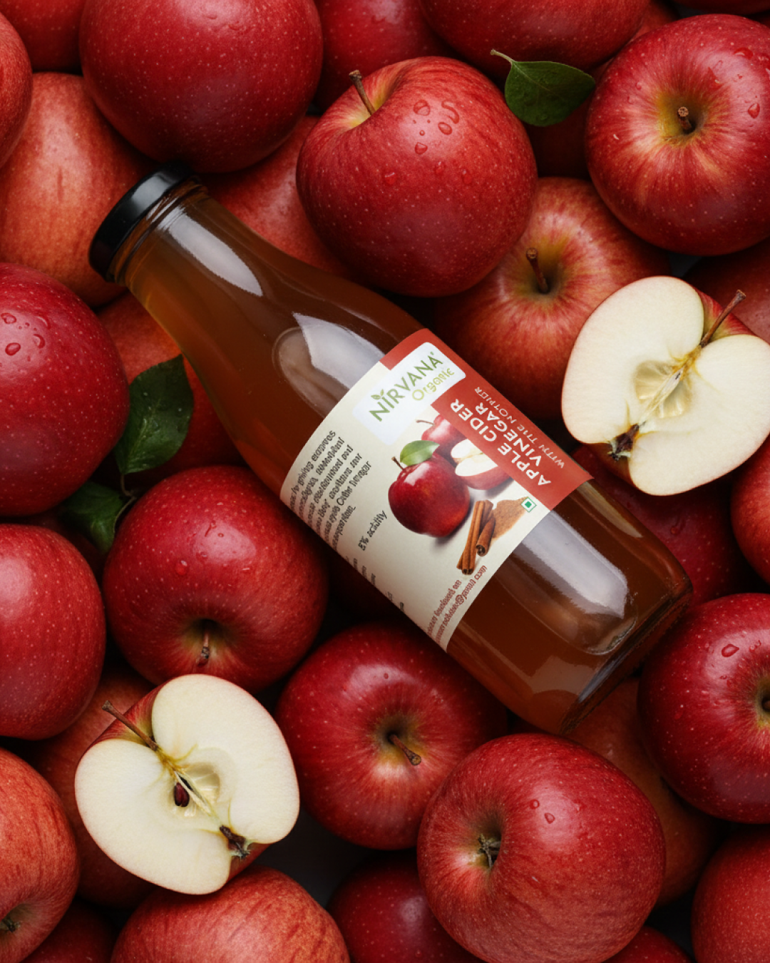 Organic Apple Cider Vinegar with the Mother, Pure Himalayan Goodness(500ml)