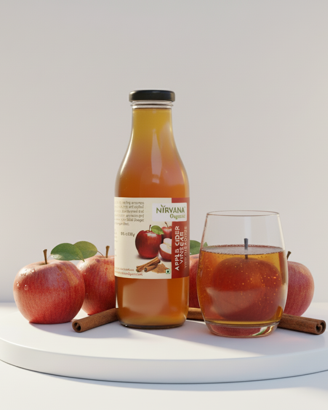 Organic Apple Cider Vinegar with the Mother, Pure Himalayan Goodness(500ml)