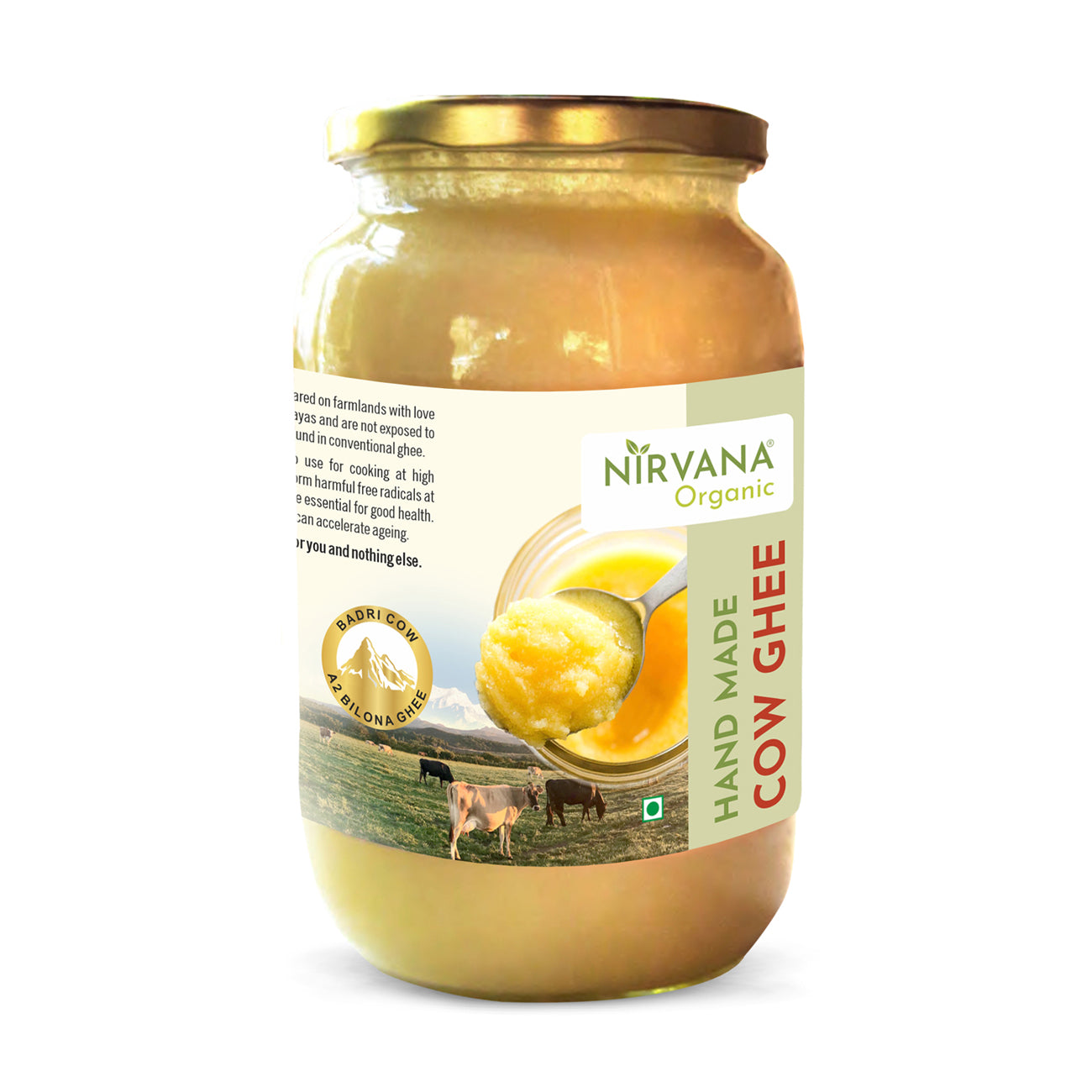 cow ghee nirvana organic 