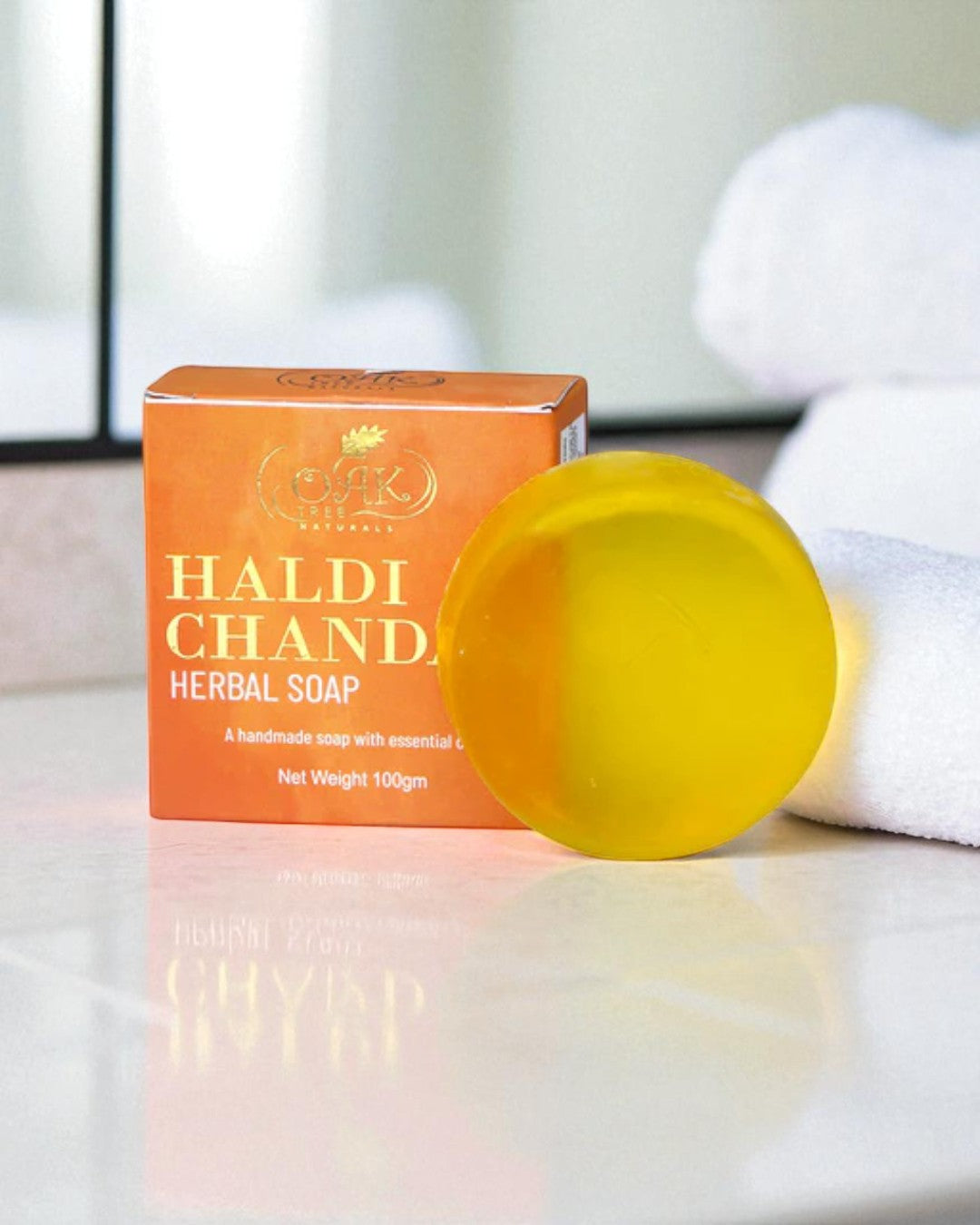 Haldi Chandan Herbal Soap - Natural and Ayurvedic Cleanser-100gms