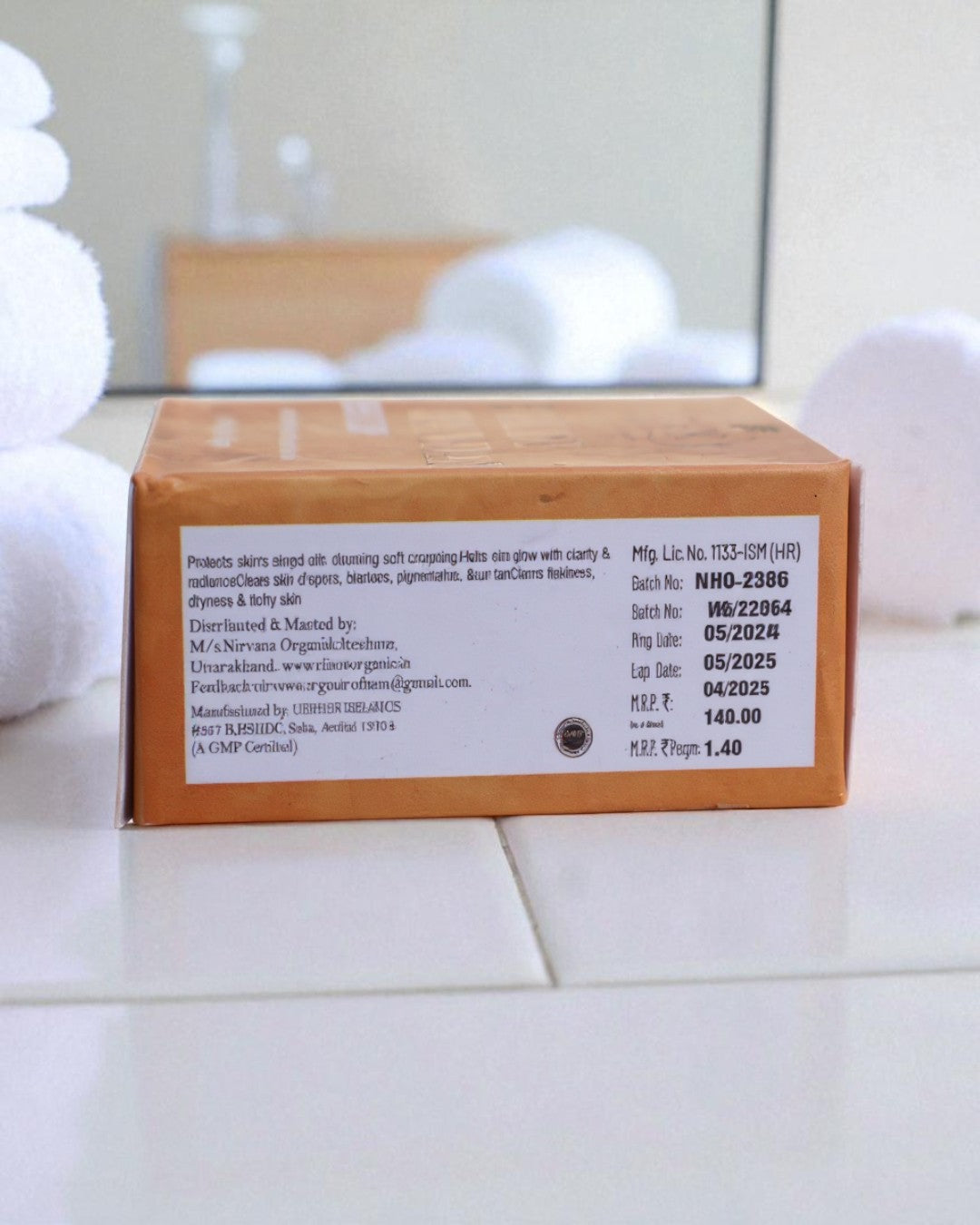 Haldi Chandan Herbal Soap - Natural and Ayurvedic Cleanser-100gms