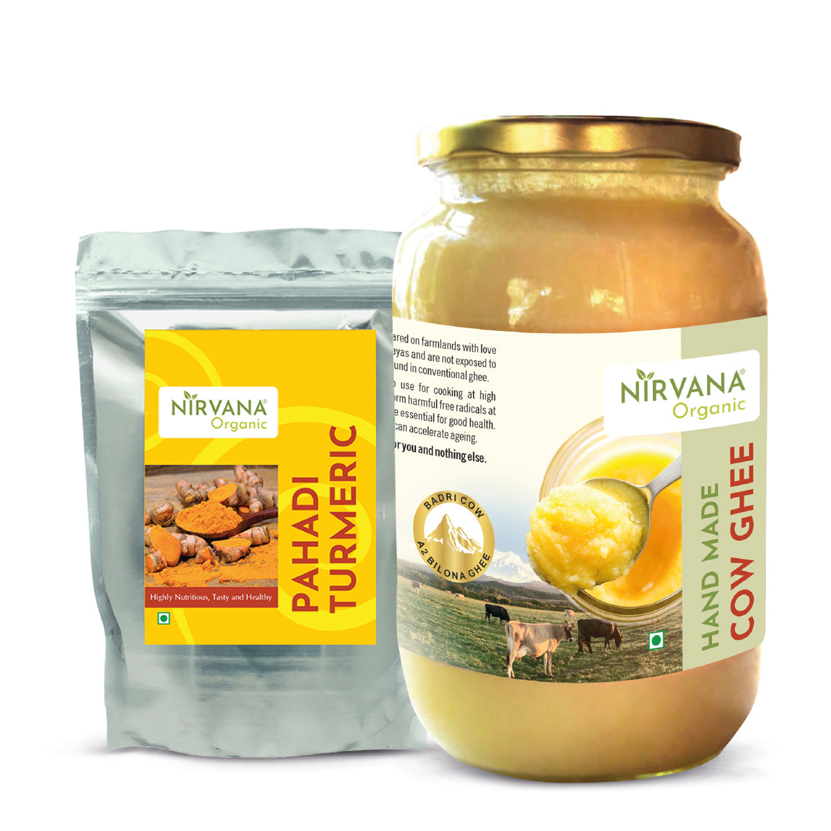 pahadi haldi and cow ghee